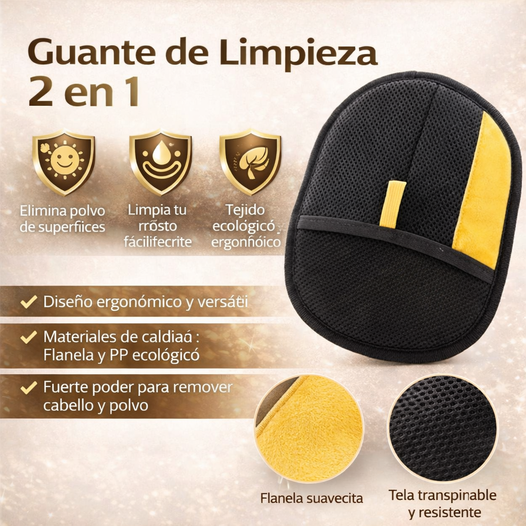 PetClean Pro™ – Guante Removedor de Pelos 2 en 1