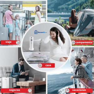 VacuumGo™ PRO - Sellador al Vacío Portátil Sin Cables
