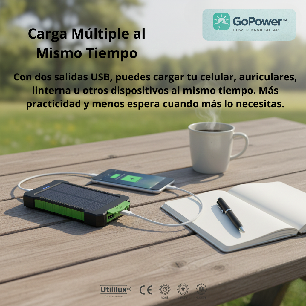 Energía portátil para apagones, viajes y emergencias