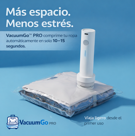 VacuumGo™ PRO - Sellador al Vacío Portátil Sin Cables