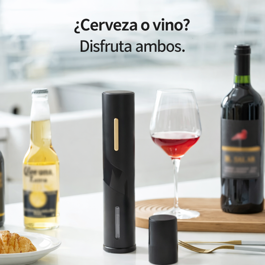 HISIP – Electric Wine Set | Abridor de Vino Eléctrico Premium