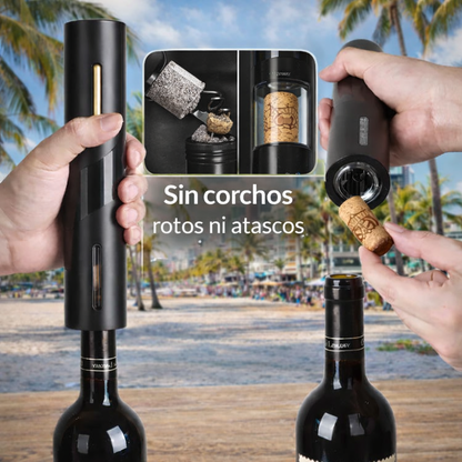HISIP – Electric Wine Set | Abridor de Vino Eléctrico Premium