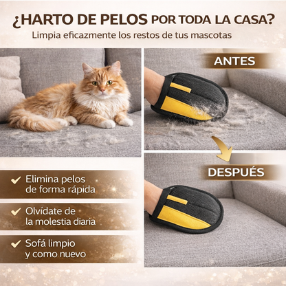 PetClean Pro™ – Guante Removedor de Pelos 2 en 1