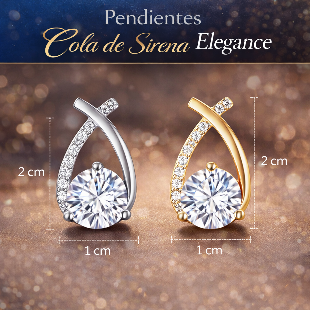 Pendientes Cruz Elegance