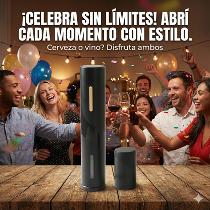 HISIP – Electric Wine Set | Abridor de Vino Eléctrico Premium